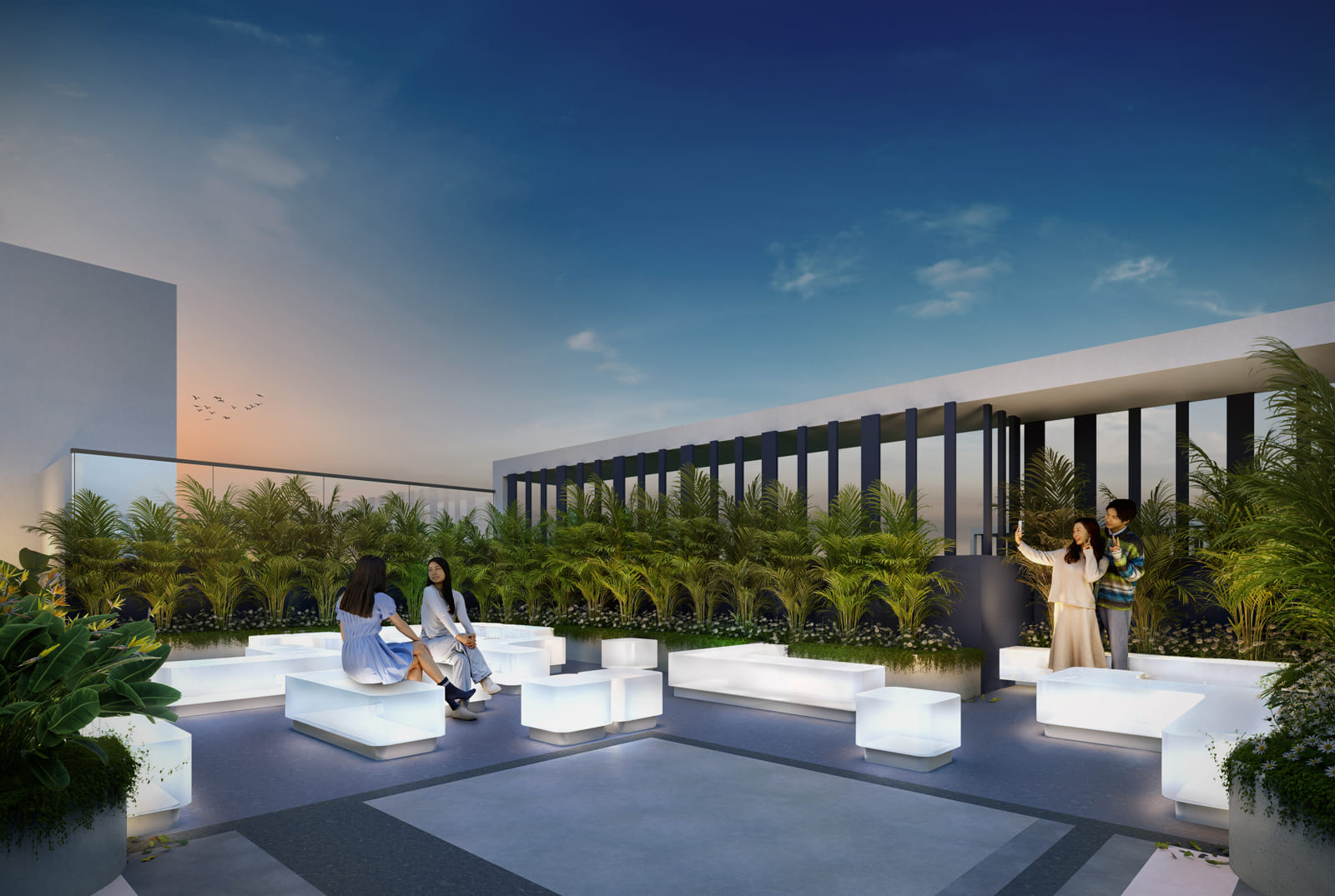 Glow Seating Area